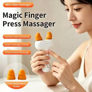 Smart electric mini decompression <b>massager</b>, portable home use, finger pressure reliever, <b>shoulder</b> and <b>neck</b> kneading <b>massager</b> - Product Image 2