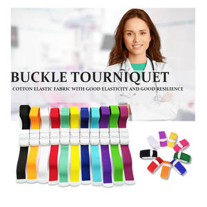 Оптовая продажа, эластичная Пряжка, жгут с регулируемой застежкой, многоразовые аксессуары первой помощи - Product Image 1