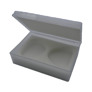 Scatola Quadrata <span class=keywords><strong>in</strong></span> Plastica per Conservazione Apparecchi Ortodontici, Contenitore per Campioni Orali per Cliniche Dentistiche - Product Image 4