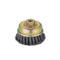 Brosse à fil d'acier industriel torsadée et nouée pour le polissage et le nettoyage - Offre Spéciale