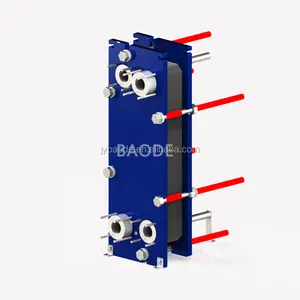 BH60 Liquid To Liquid Gasket Plate Heat Exchanger With High Heat Exchange Efficiency