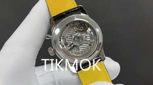 Reloj de Aviador para Hombre BLS Factory 2023, Movimiento Cronógrafo, Acero Inoxidable, 6 Calendarios, Luminoso - Product Image 5