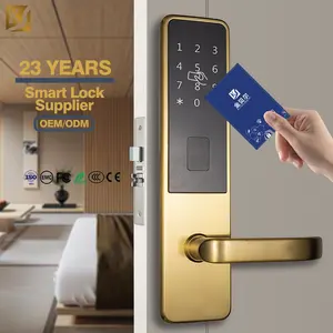 Wifi Security Electronic RFID Card Hotel Door Lock System With Smart Phone TTlock Hotel App