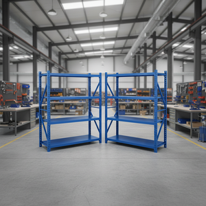 <span class=keywords><strong>Scaffali</strong></span> Industriali a Doppio Lato JIACHUANG, Robusti, a Forma di L, <span class=keywords><strong>in</strong></span> <span class=keywords><strong>Ferro</strong></span> con Rivestimento <span class=keywords><strong>in</strong></span> Polvere Epossidica, <span class=keywords><strong>Dimensioni</strong></span> Personalizzabili - Product Image 1