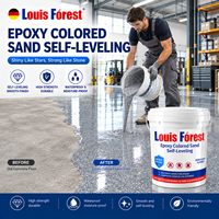 Peinture époxy liquide auto-nivelante effet marbre écologique et métallique pour sols de sous-sol, vente en gros directe usine