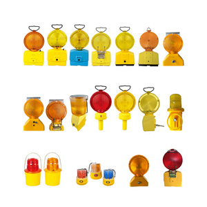 Manufacturer Waterproof Outdoor Construction Durable Safety Road Warning Flashing <b>LED</b> Barricade <b>Light</b> - Product Image 1