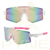Lunettes de soleil de sport personnalisées avec logo pour hommes et femmes, protection UV400, lunettes de randonnée en plein air, lunettes de soleil anti-vent