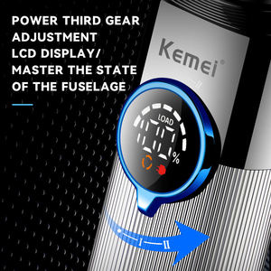 Kemei KM-3211 Set de Aseo Masculino 4 en 1, Afeitadora Recargable de 800 mAh, Impermeable IPX5, Mini Cortadora de Pelo de 3 Velocidades, Recortadora de Vello Nasal - Product Image 3
