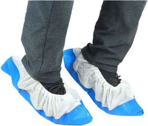 Surchaussures jetables premium 10g l'unité, en plastique avec semelles antidérapantes, anti-poussière pour l'industrie alimentaire 40x15cm - Product Image 2