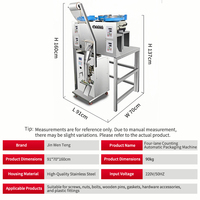 Machine d'emballage automatique haute précision avec contrôle PLC et alimentateur vibrant pour vis, quincaillerie, petits aliments, textiles et moteurs