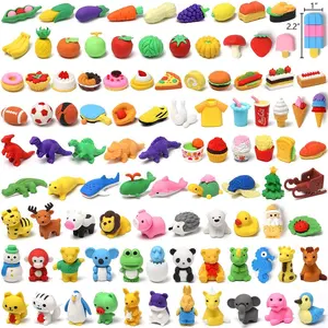 Soododo Fancy animal shape customized colorful animal pencil eraser