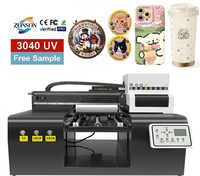 Impresora UV A3 con Barniz, Impresora DTF con Software Gratuito para Imprimir Botellas, Bolígrafos, Fundas para Teléfonos, Impresora Plana UV 3040