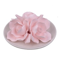 Clip d'évent de voiture en céramique blanche écologique pivoine désodorisant parfum en céramique arôme plâtre porcelaine fleur diffuseur d'huile essentielle
