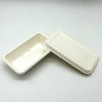Casserole jetable en bagasse biodégradable pour les compagnies aériennes