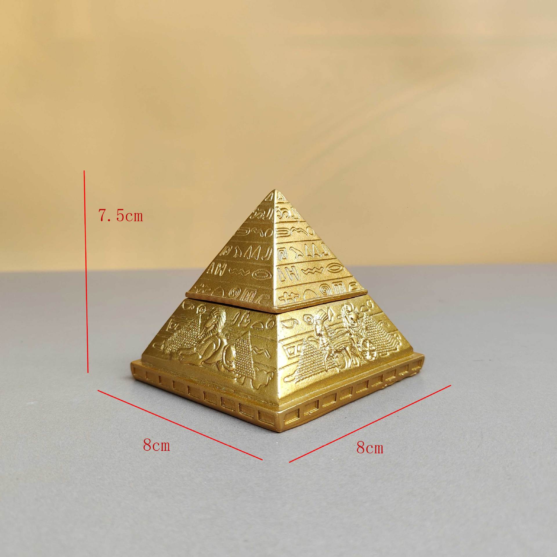 Small pyramid golden