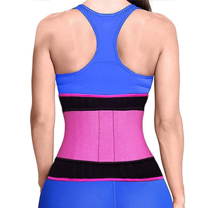 <span class=keywords><strong>Double</strong></span> Pull Sports Sweat Taille Taille Néoprène Matériau Perte de Poids <span class=keywords><strong>Ceinture</strong></span> Workout Waist Trimmer - Product Image 2