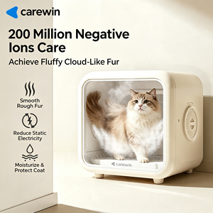 Caixa de Secagem para Animais de Estimação <span class=keywords><strong>70L</strong></span>, Grande Capacidade, Baixo Ruído, Secador Rápido para Cães no Banheiro - Product Image 2