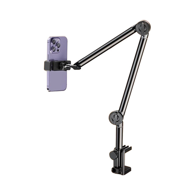 Adjustable Universal Long Arm Lazy Bed Desk Cell Phone Holder Tablet Stand