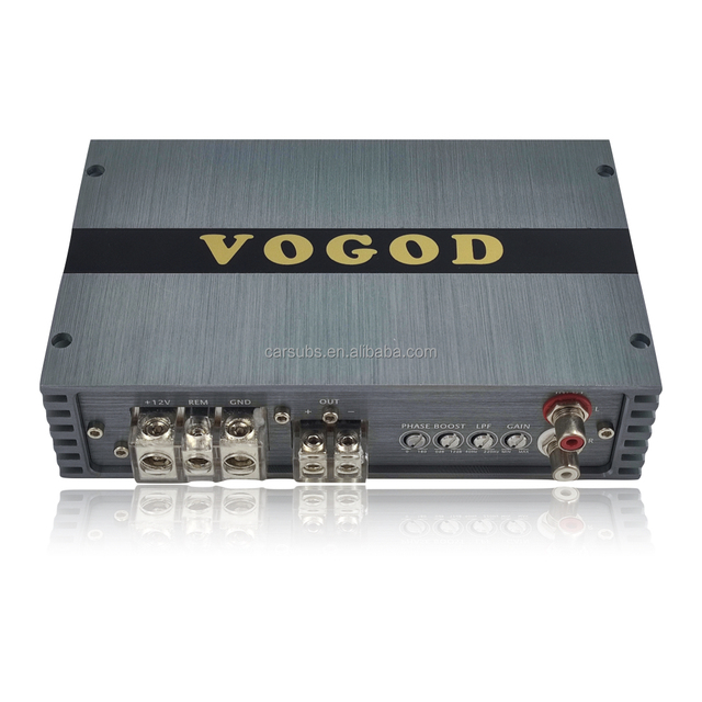 Car Stereo Digital Amplifier Mono RMS 600W Bass Amp Peak 1200W Class D Car Amplifier Monoblock