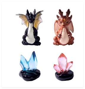 Figurines de sculpture en résine de <span class=keywords><strong>dragon</strong></span> miniature réaliste en 3D à faire soi-même, lumineuses et peintes à la main, pour les jouets des enfants - Product Image 3