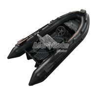 Bote de Pesca de Aluminio de 12 Pies, Botes Inflables de PVC, Botes de Remo de 360 Pulgadas