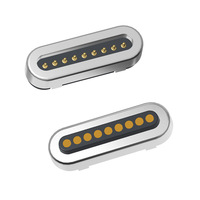 Conector de Alimentación USB Magnético para Lámparas LED, Cabezas Macho/Hembra, Fila Simple/Doble, Color Personalizado