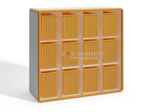 Étagère de <span class=keywords><strong>rangement</strong></span> pour chambre d'enfants avec paniers Armoire pour enfants Armoire de <span class=keywords><strong>rangement</strong></span> pour jouets à compartiments multiples pour le préscolaire - Product Image 2