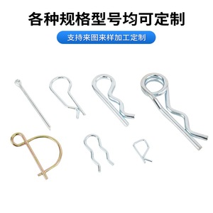 Spring <b>Pin</b> 8 Mm Round Head Zinc Plated Steel General Use Construction Industry Grade A Level 4.8 - Product Image 2