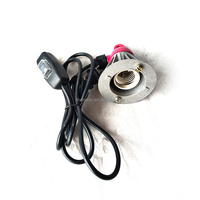 Nouvelle lampe chauffante en aluminium pour élevage avec grille de protection, abat-jour pour éclairage chaud de porcs et volailles, 250W 220V, pour l'élevage