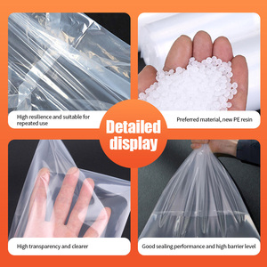 Sacchetti in PE con Fondo Quadrato Personalizzati, Trasparenti e Impermeabili per Allevamento di <span class=keywords><strong>Gamberetti</strong></span>, Trasporto di Frutti di Mare Vivi, Imballaggio e Rivestimento - Product Image 3