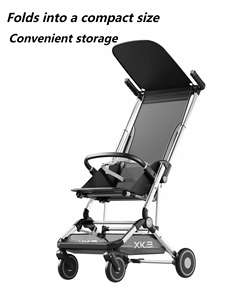 थोक हवाई जहाज यात्रा प्रणाली ट्रॉली पोर्टेबल स्टालर वॉकर हल्के बच्चे रोलर्स - Product Image 3