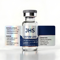 Étiquettes de flacons 3ml pour peptides, étiquettes personnalisées avec logo, hologramme étanche, 5ml, 10ml, autocollants adhésifs en feuille gaufrée pour emballage de peptides