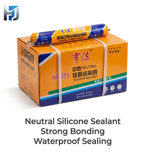 Sigillante Siliconico Neutro Multiuso in Confezione Sausage <span class=keywords><strong>per</strong></span> Porte in Vetro, <span class=keywords><strong>Finestre</strong></span> e Uso Edile - Product Image 5