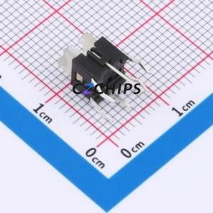 TSL06121-072B830BF-1C01 Tactile Switch Through hole-6P,6x6mm Switch Single Pole Single Throw Rectangle Button 2.5N 6mm - Product Image 2