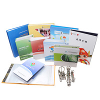 Carpeta de Archivo de Cartón con 3 Anillos Personalizada al por Mayor, Impresión de Carpetas de Papel para Documentos, Carpeta Portátil para Estudiantes, Oficina y Reuniones