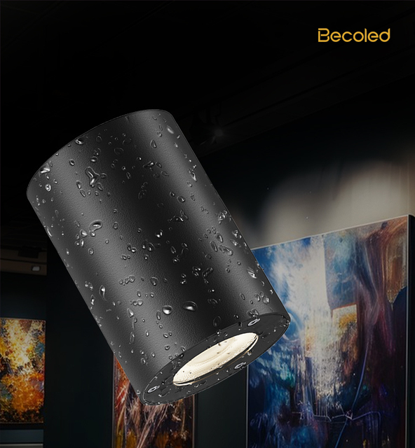Anti-glare Adjustable 12W Modern Surface Light Led Spotlight Surface Mounted Downlight Aluminum IP65 Building Office Hotel