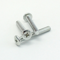 Boulon de connecteur de meubles à tête plate M2.5-M12 en acier inoxydable/acier au carbone pour réparer les meubles, la menuiserie ou le bricolage