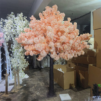 Arbre de cerisier japonais en soie rose pour mariage en plein air A-1556, grand arbre de cerisier artificiel de 8 pieds pour la décoration