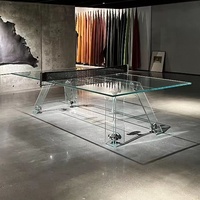 Table de billard professionnelle de luxe moderne pour 9 boules, table de snooker extérieure avec plateau en ardoise et rail en verre, directement de l'usine