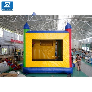 Château plein d'entrain gonflable de maison sautant le videur sautant de château avec la glissière à l'intérieur pour des enfants - Product Image 6