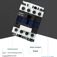 Contacteur AC Chint CJX2-1810 pour moteur AC triphasé 32A 380V/220V 50Hz NO NC Montage sur rail DIN et sur panneau