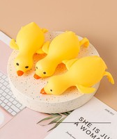 GL Best-seller : Gel Aurore de Simulation en forme de canard, tige souple et élastique, extensible, anti-stress, sensoriel et ludique à presser