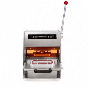Aluminium <b>Foil</b> Box Sealing Machine Fast Food Takeaway Packaging Box Yogurt Cup Lid Tray Induction Packaging Machine - Product Image 4