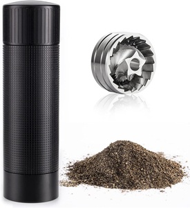 Offre Spéciale – Moulin à Poivre Écologique en Acier Inoxydable avec Mécanisme de Broyage, Pot à Épices, Bouteille à Secouer pour Assaisonnements et <span class=keywords><strong>Condiments</strong></span>, Idéal pour le Barbecue - Product Image 1