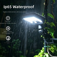 Lampe murale extérieure à LED solaire à clipser avec détecteur de mouvement et étanchéité IP65 pour patios et jardins