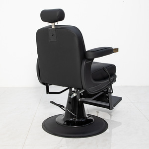 Silla de Barbero Metálica Resistente y Multifuncional con Rotación de 360 Grados y Diseño Ergonómico para Salón - Product Image 4