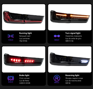 Luces Traseras de Señalización Automática con Lente Transparente, Nuevas de Alta Calidad, Plug & Play, 6000K, 36W, para Serie 3 G20/G28/G80 2019-2023 - Product Image 4