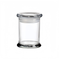 Contenants de luxe recyclables de 50 ml, 120 ml, 180 ml, 290 ml, pots à bougies en verre givré personnalisés vides avec couvercle et emballage en boîte