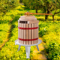 XH Brand Praktische 6L Handmatige Houten Fruitpers Spiralenkern Meerkleurig Eenvoudig te Gebruiken Commercieel Gebruik Fruitverwerkingsinstallaties Fruit