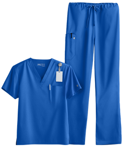 Basic Unisex Polyester/Rayon/Spandex <strong>Scrub</strong> <strong>Set</strong> - Product Image 1